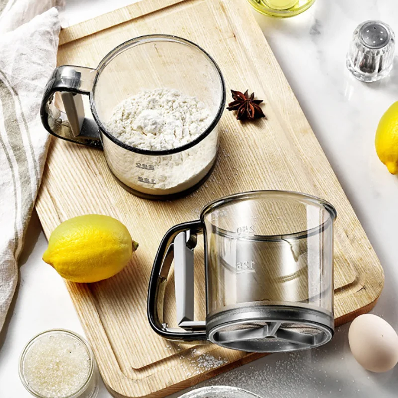 Plastic Mesh Flour Sifter Fine Mesh Powder Flour Sieve Strainer Cup Icing Sugar Manual Sieve Cup Baking Pastry Tools Gadget
Plastic Mesh Flour Sifter Fine Mesh Powder Flour Sieve Strainer Cup Icing Sugar Manual Sieve Cup Baking Pastry Tools Gadget