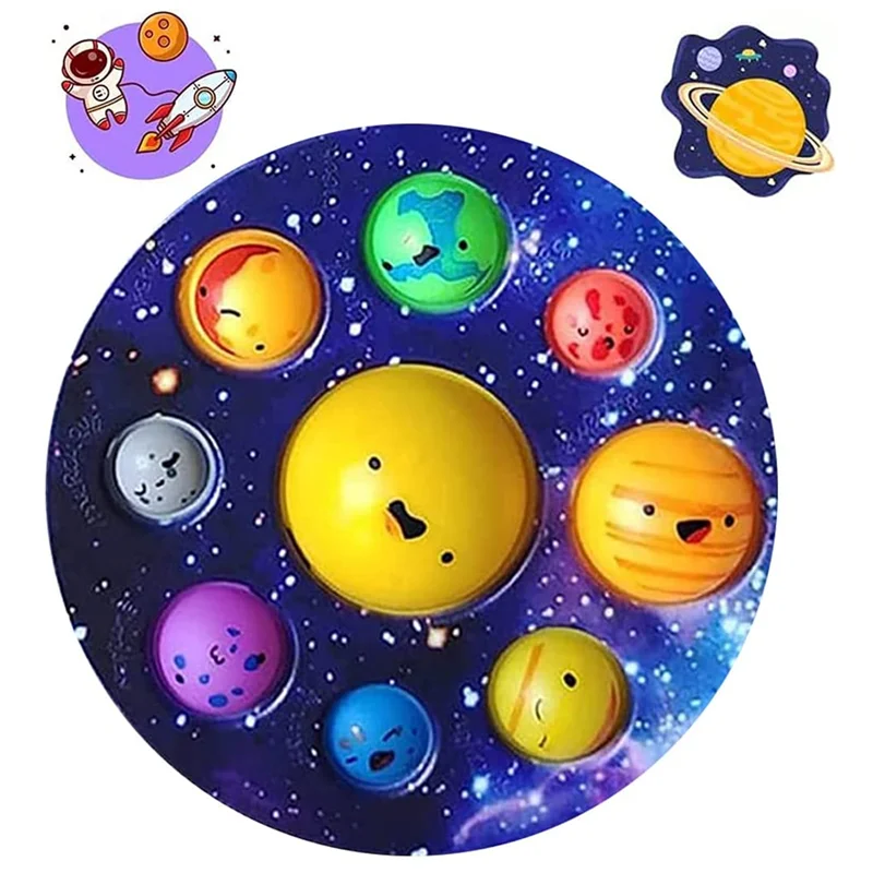 Solar System Simple Planet Dimple Poper Fidget Space Astronomy Space Toys Educational Toys for Party Favors Birthday Gift
Solar System Simple Planet Dimple Poper Fidget Space Astronomy Space Toys Educational Toys for Party Favors Birthday Gift
