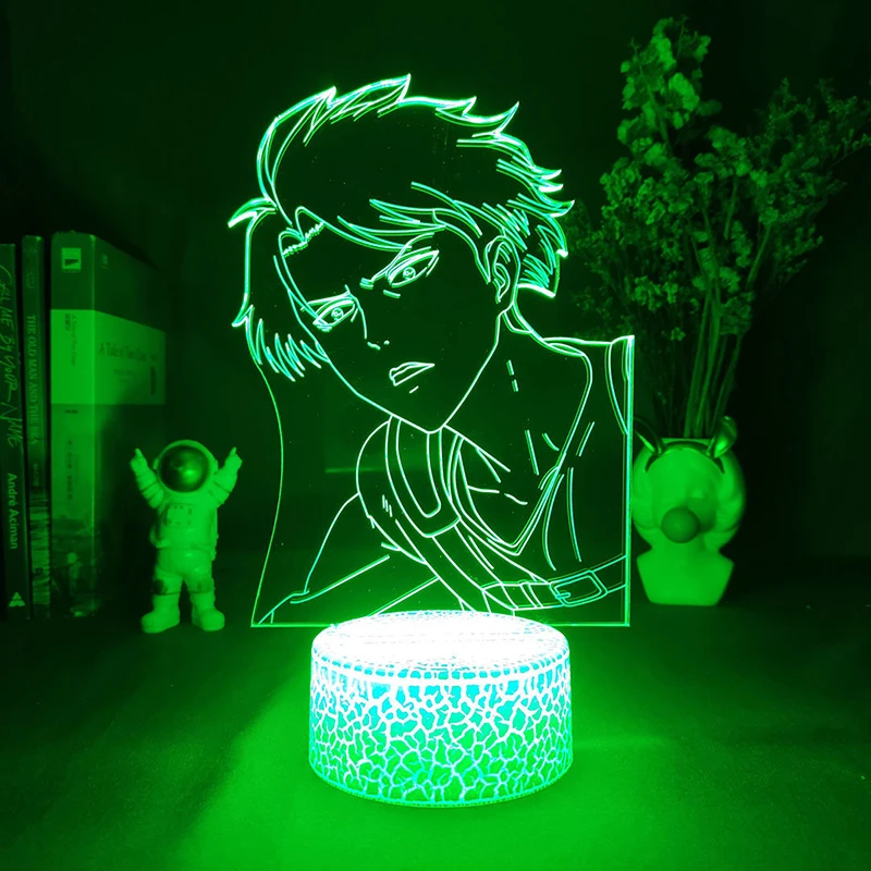 Acrylic 3D lamp anime attack on titan home room decoration light cool child gift captain levi ackerman figure night light
Acrylic 3D lamp anime attack on titan home room decoration light cool child gift captain levi ackerman figure night light