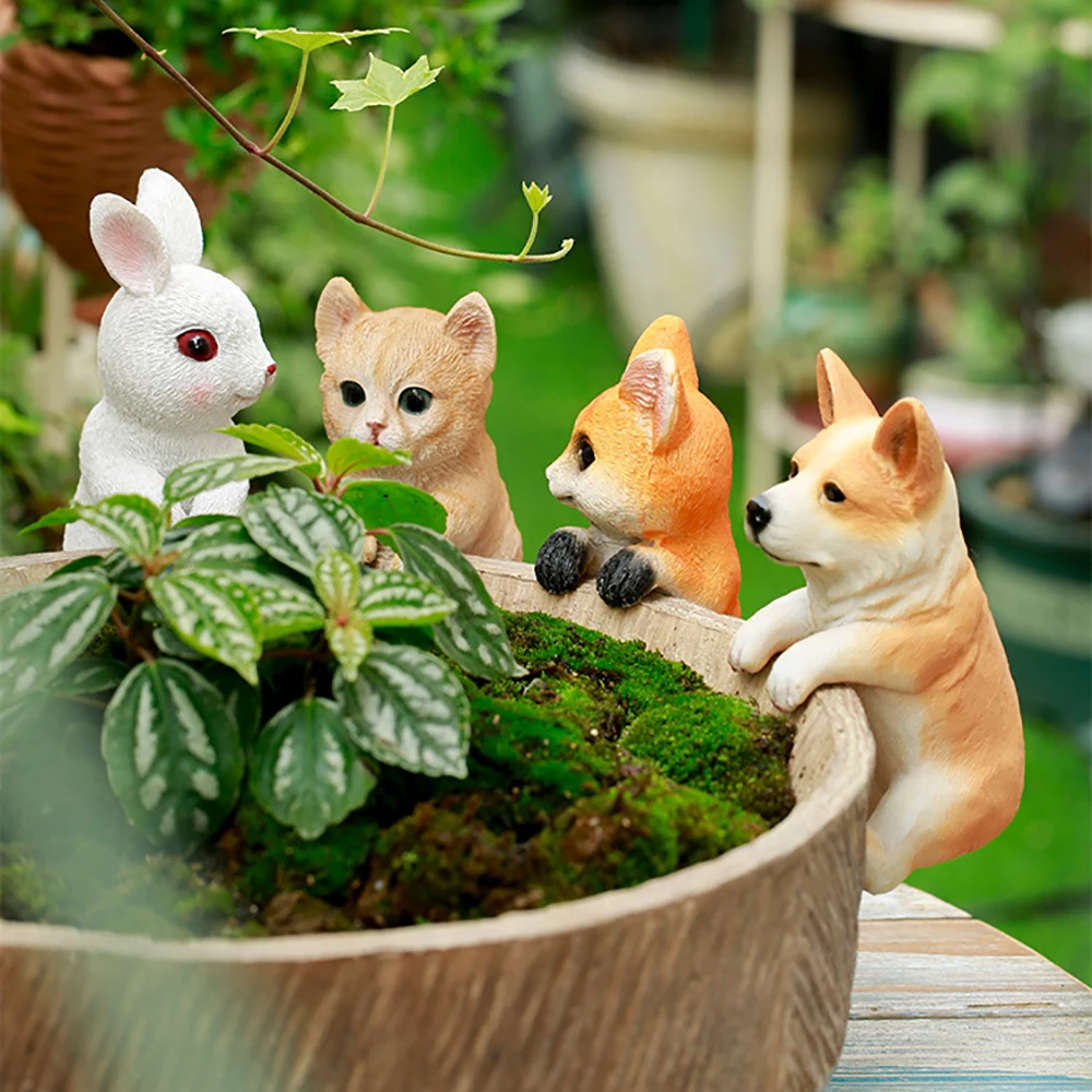 Cute Hanging Cup Resin Decoration Cat Dog Rabbit Flower Basket Edge Decor For Garden Design Potted Plants Hugger Ornament 2022
Cute Hanging Cup Resin Decoration Cat Dog Rabbit Flower Basket Edge Decor For Garden Design Potted Plants Hugger Ornament 2022