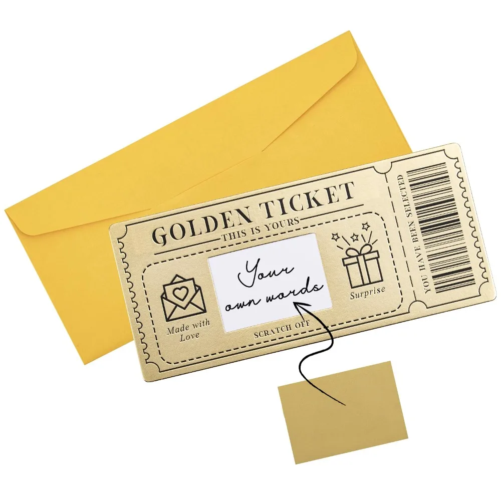 Скретч-карта Golden Ticket KECTTIO
Скретч-карта Golden Ticket KECTTIO