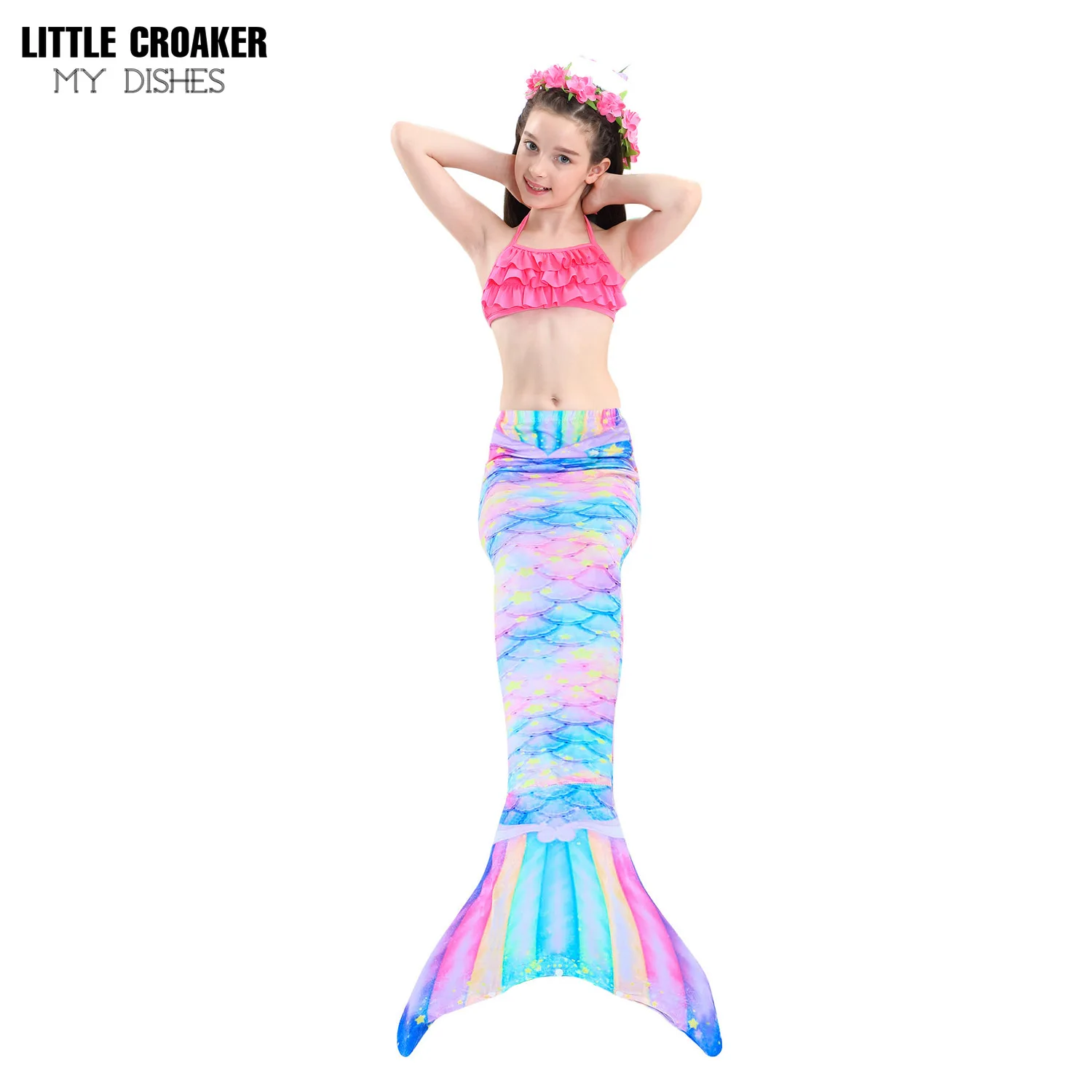 Hot Mermaid Tail For Girls Princess Little Mermaid Dress Tube Tops Shorts Flippers Fin Cosplay Kids Gift Halloween Costume
Hot Mermaid Tail For Girls Princess Little Mermaid Dress Tube Tops Shorts Flippers Fin Cosplay Kids Gift Halloween Costume