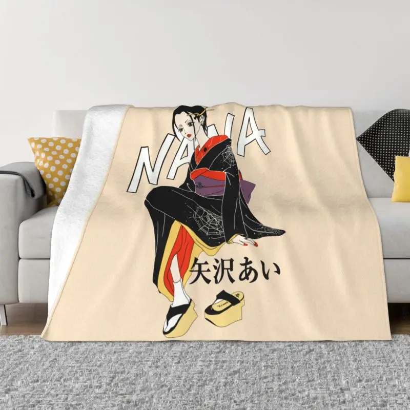 Nana Osaki Blankets Breathable Soft Flannel Autumn Japanese Harajuku Anime Manga Throw Blanket for Couch Office Bedding
Nana Osaki Blankets Breathable Soft Flannel Autumn Japanese Harajuku Anime Manga Throw Blanket for Couch Office Bedding