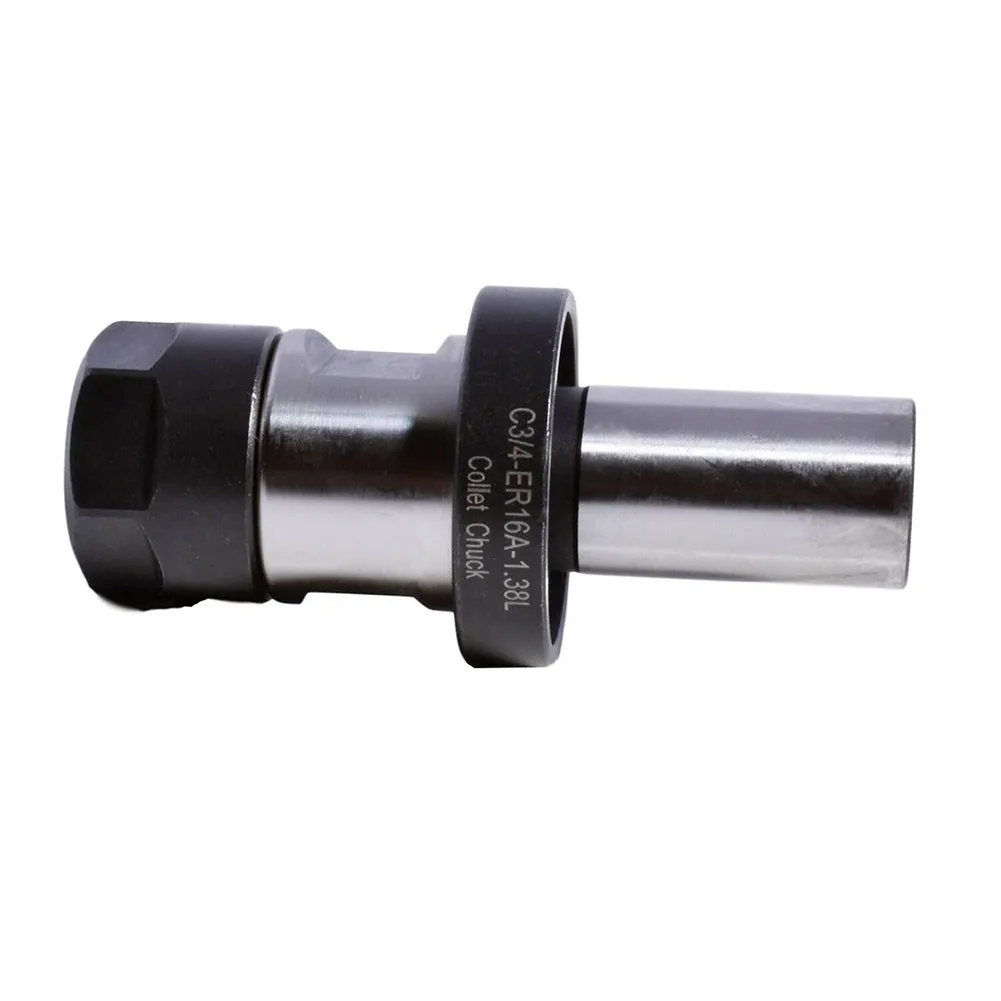 3/4 ER16 1.38 TTS Tool Holder 3/4" Straight Shank ER16 Collet Chuck Collet Nut Specification Collets Clamp Range 3/16-1/2″
3/4 ER16 1.38 TTS Tool Holder 3/4" Straight Shank ER16 Collet Chuck Collet Nut Specification Collets Clamp Range 3/16-1/2″
