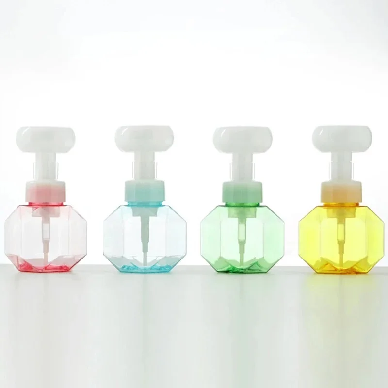 4-color Liquid Soap Dispenser Flower Shape Foam Foaming Pump Empty Box Shower Gel Foam Pump Bottle Kitchen Plastic Clear Bottles
4-color Liquid Soap Dispenser Flower Shape Foam Foaming Pump Empty Box Shower Gel Foam Pump Bottle Kitchen Plastic Clear Bottles