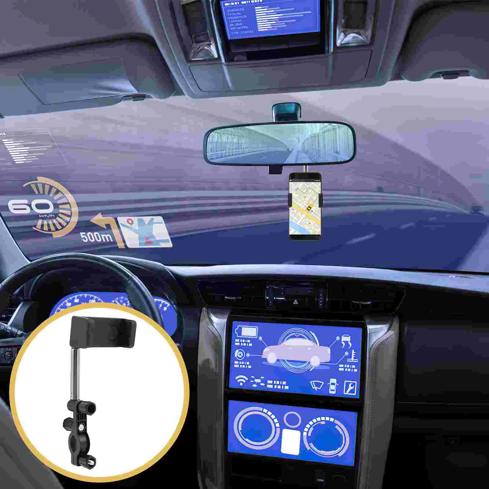 Rearview Mirror Holder Car Mount Bracket Carro Porta Celular Para Adjustable Rear Cellview Navigation
Rearview Mirror Holder Car Mount Bracket Carro Porta Celular Para Adjustable Rear Cellview Navigation