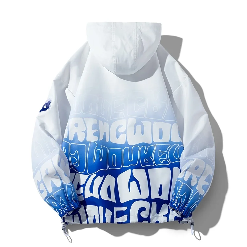 Jackets Hip Men Hooded Spring Hop Streetwear Autumn Coats Print Harajuku Windproof and Waterproof Windbreaker
Jackets Hip Men Hooded Spring Hop Streetwear Autumn Coats Print Harajuku Windproof and Waterproof Windbreaker