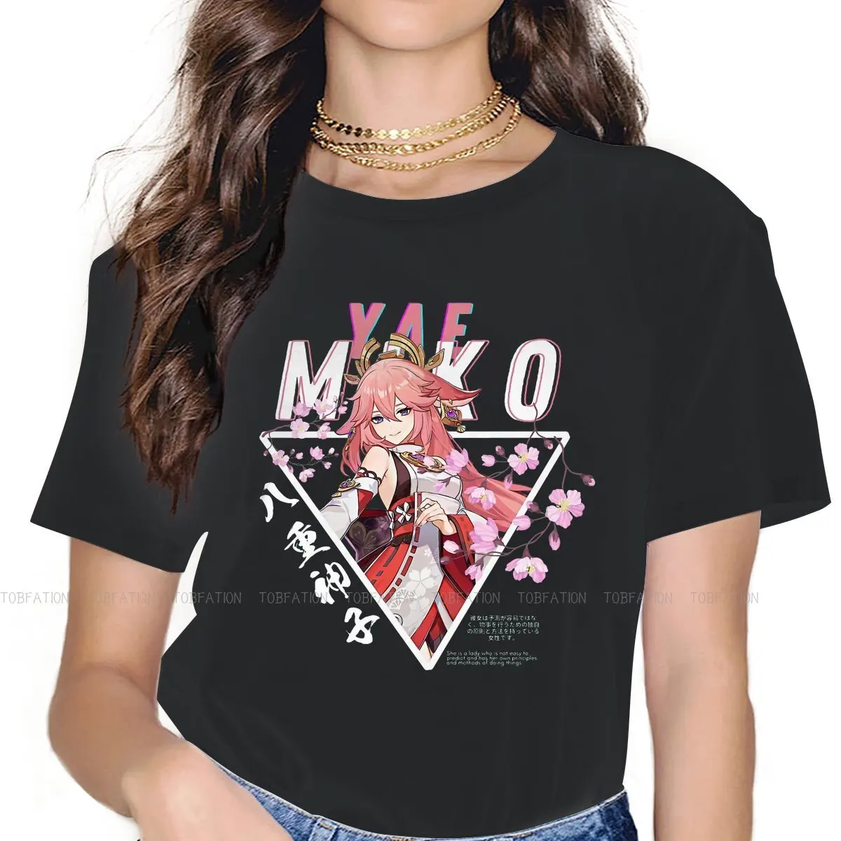 Yae Miko Kawaii Girls Women T-Shirt Genshin Impact 5XL Blusas Harajuku Casual Short Sleeve Vintage Oversized Tops
Yae Miko Kawaii Girls Women T-Shirt Genshin Impact 5XL Blusas Harajuku Casual Short Sleeve Vintage Oversized Tops