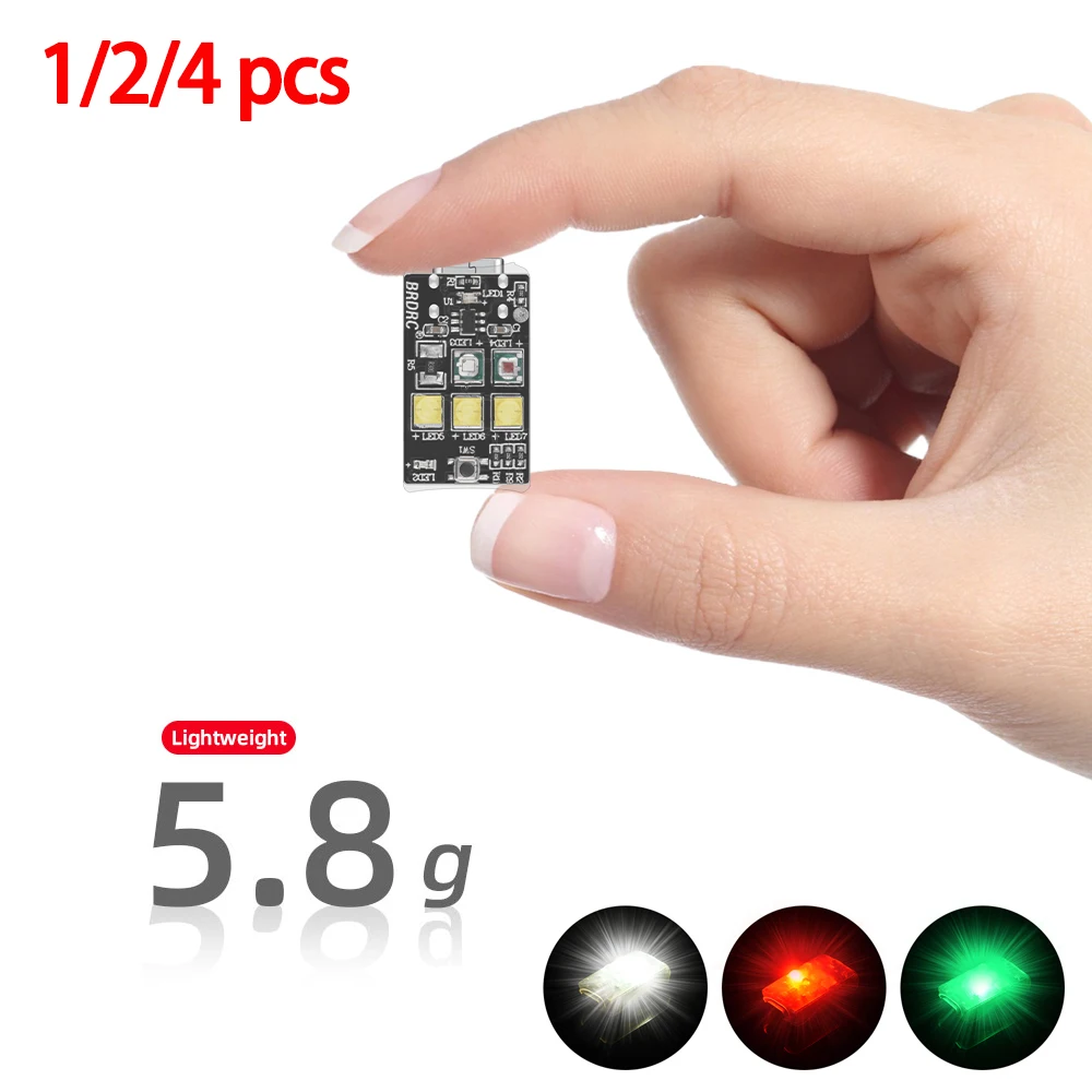 Universal Strobe Light Motorcycle LED Anti-collision Warning Light Mini Signal Light Signal Indicator for DJI Avata/Mini 3 Drone
Universal Strobe Light Motorcycle LED Anti-collision Warning Light Mini Signal Light Signal Indicator for DJI Avata/Mini 3 Drone