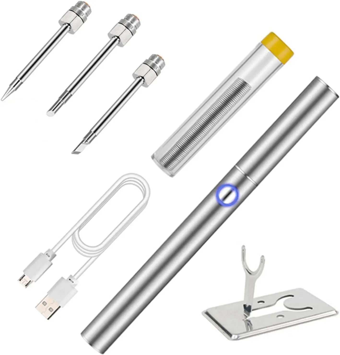 Беспроводной паяльник с зарядкой от USB, 1100 мАч 
Беспроводной паяльник с зарядкой от USB, 1100 мАч