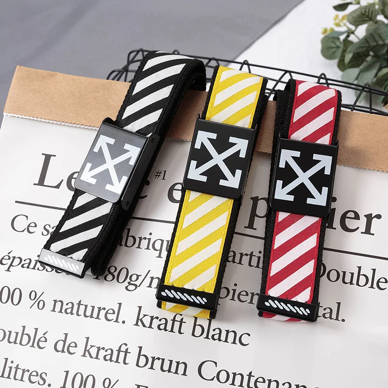 Canvas belt belt men's color matching street dance guy hip-hop printing personality trendy style hit color street social letters
Canvas belt belt men's color matching street dance guy hip-hop printing personality trendy style hit color street social letters