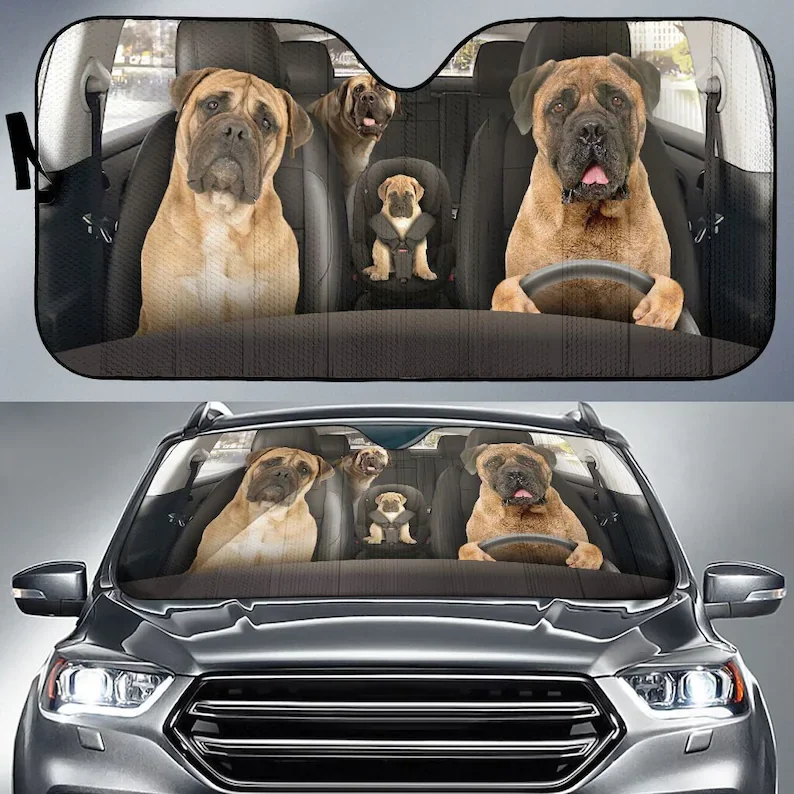 Mastiff Auto Sun Shade 101 Auto Cover Protector Window, Personalized Sunshade, Custom Animal Pattern Sunshade,
Mastiff Auto Sun Shade 101 Auto Cover Protector Window, Personalized Sunshade, Custom Animal Pattern Sunshade,