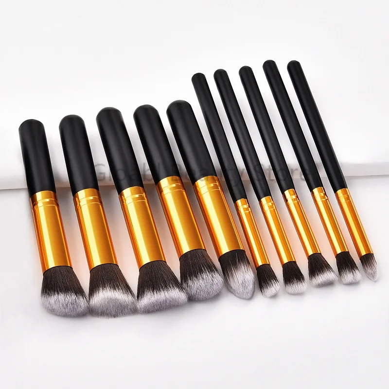10pcs Makeup Brushes Set Eyeshadow Concealer Lip Eye Makeup Brush Kits Black Foundation Powder Blush Professional Cosmetics Tool
10pcs Makeup Brushes Set Eyeshadow Concealer Lip Eye Makeup Brush Kits Black Foundation Powder Blush Professional Cosmetics Tool