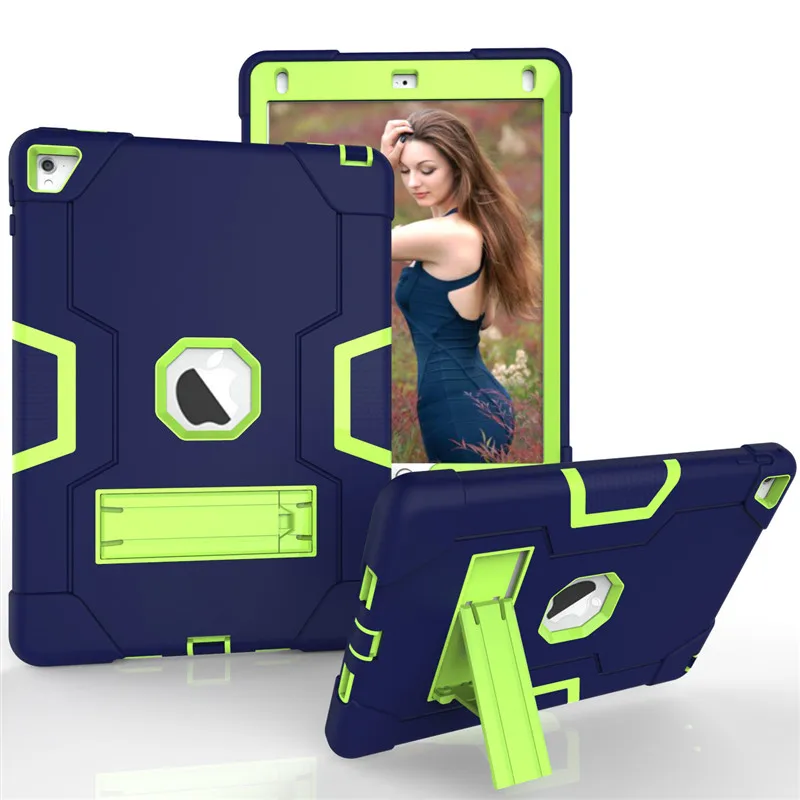 Funda For Ipad Air 2 Case A1566 A1567 2014 Shell Stand Holder Safe Kids Armor At Soft Shockproof Silicon + Hard Cover Protective
Funda For Ipad Air 2 Case A1566 A1567 2014 Shell Stand Holder Safe Kids Armor At Soft Shockproof Silicon + Hard Cover Protective