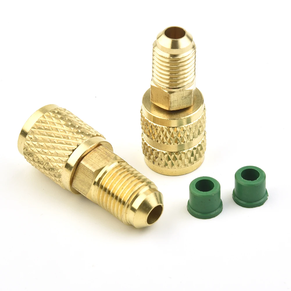 2PCS R410a Adapter 5/16 SAE F Quick Couplers To 1/4 SAE M Flare 5/16 SAE M To 1/4 SAE For R410 R32 R22 Brand New High Quality
2PCS R410a Adapter 5/16 SAE F Quick Couplers To 1/4 SAE M Flare 5/16 SAE M To 1/4 SAE For R410 R32 R22 Brand New High Quality