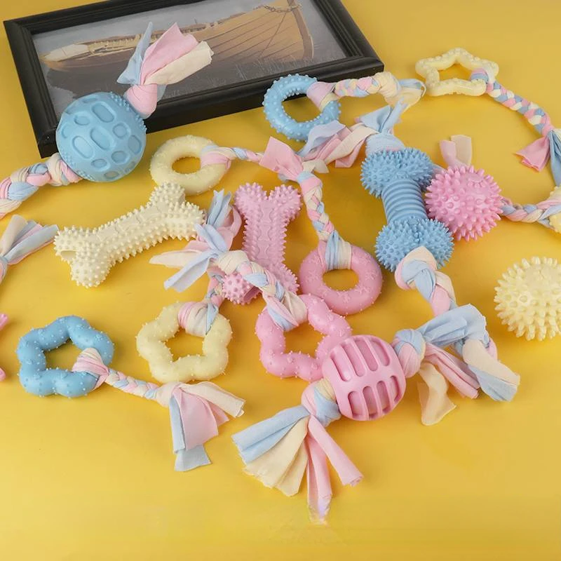 Steonge Dog Teething Toys Small Dogs Rubber Resistance To Bite Dog Toy Teeth Cleaning Chew Training Toys Pet Supplies Puppy Cats
Steonge Dog Teething Toys Small Dogs Rubber Resistance To Bite Dog Toy Teeth Cleaning Chew Training Toys Pet Supplies Puppy Cats