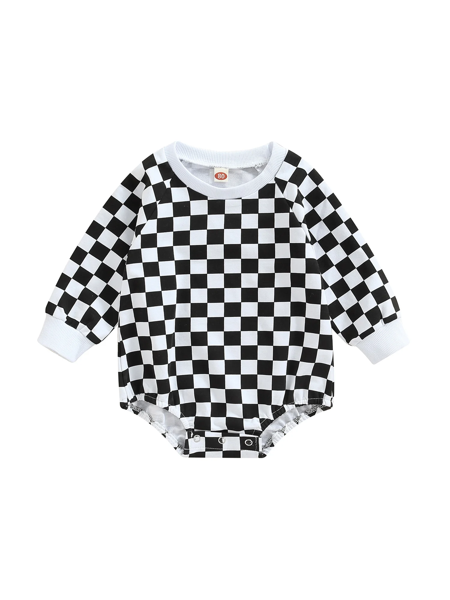 Infant Baby Boy Girl Unisex Casual Romper Long Sleeve Checkerboard Jumpsuit Triangle Bodysuit
Infant Baby Boy Girl Unisex Casual Romper Long Sleeve Checkerboard Jumpsuit Triangle Bodysuit