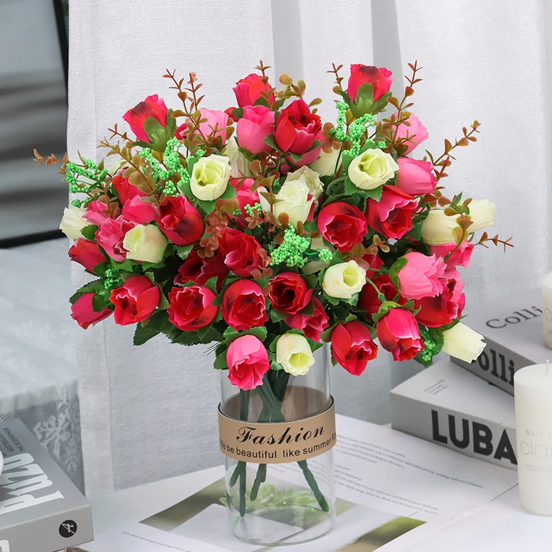 Artificial Flowers 35.5cm Silk Rose Long Stem Flower Bud Baby Birthday Party Garden Corridor Decoration Romantic Gift Decoration
Artificial Flowers 35.5cm Silk Rose Long Stem Flower Bud Baby Birthday Party Garden Corridor Decoration Romantic Gift Decoration