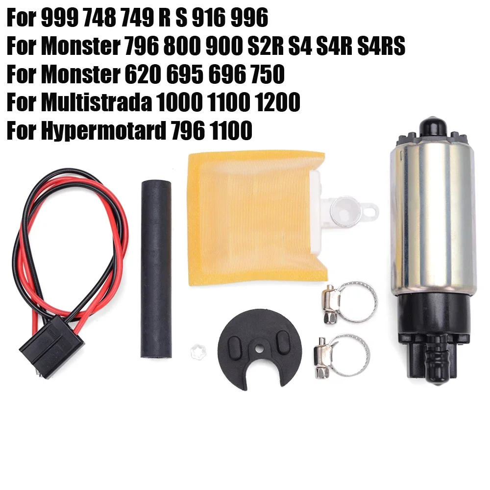 

Fuel Pump For Ducati 999 748 749 R S 916 996 Monster 620 695 696 750 796 800 900 S2R S4 S4R S4RS ST2 Supersport 750 800 900 1000