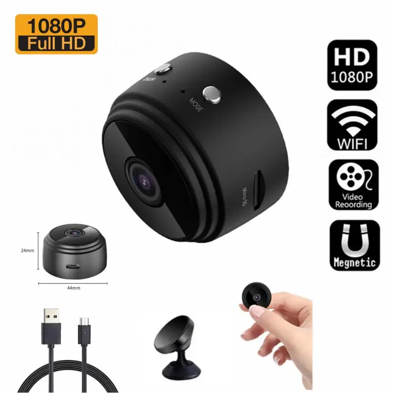 A9 Mini Camera WiFi Camera 1080p HD Night Version Micro Voice Recorder Wireless Mini Camcorders Video Surveillance IP Camera
A9 Mini Camera WiFi Camera 1080p HD Night Version Micro Voice Recorder Wireless Mini Camcorders Video Surveillance IP Camera