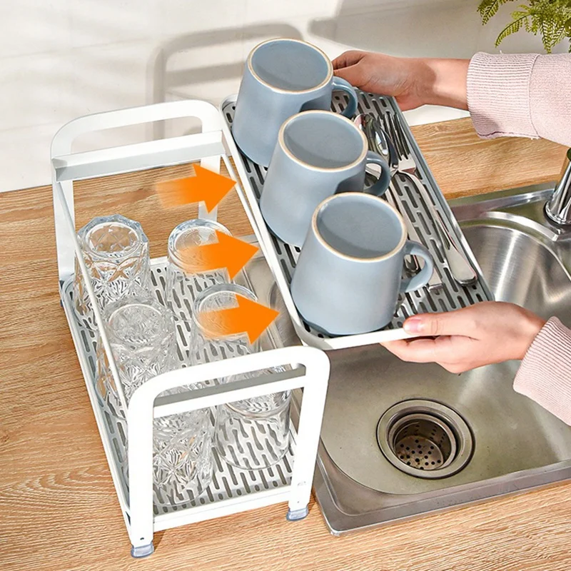Kitchen Organizer Cup Spice Jar Shelf Organizer 2 Tier Spice Bottle Rack Holder Storage Kitchen Countertop Shelves
Kitchen Organizer Cup Spice Jar Shelf Organizer 2 Tier Spice Bottle Rack Holder Storage Kitchen Countertop Shelves
