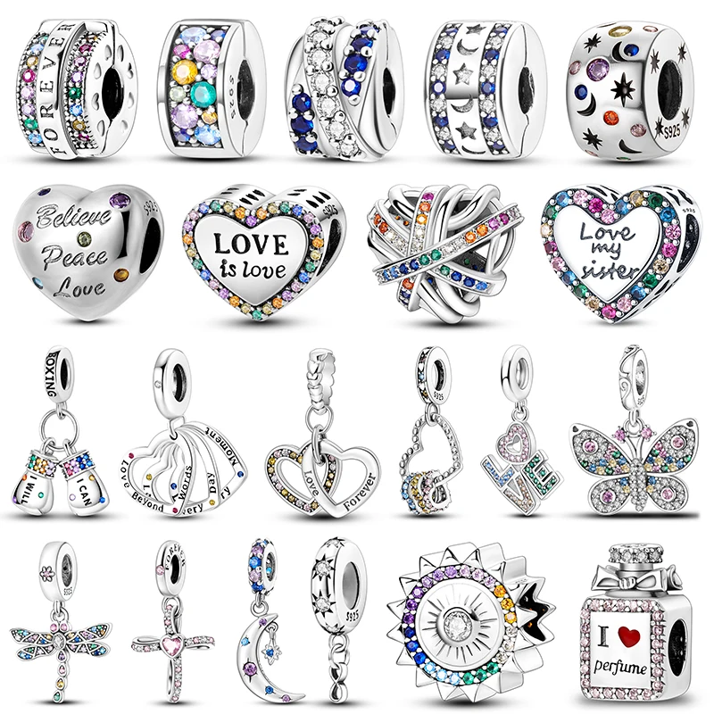 Charms 925 Original Zircon Clip Bead New in Fits Pandora Bracelet Women Sterling Silver 925 DIY Pendant Jewelry Free Shipping
Charms 925 Original Zircon Clip Bead New in Fits Pandora Bracelet Women Sterling Silver 925 DIY Pendant Jewelry Free Shipping