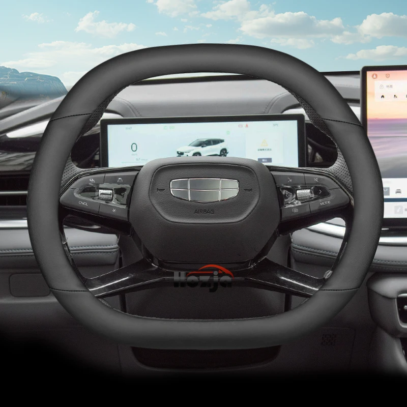 Кожаный чехол на руль автомобиля для Geely Coolray Preface Starray Cityray 2025 2026, аксессуары
Кожаный чехол на руль автомобиля для Geely Coolray Preface Starray Cityray 2025 2026, аксессуары