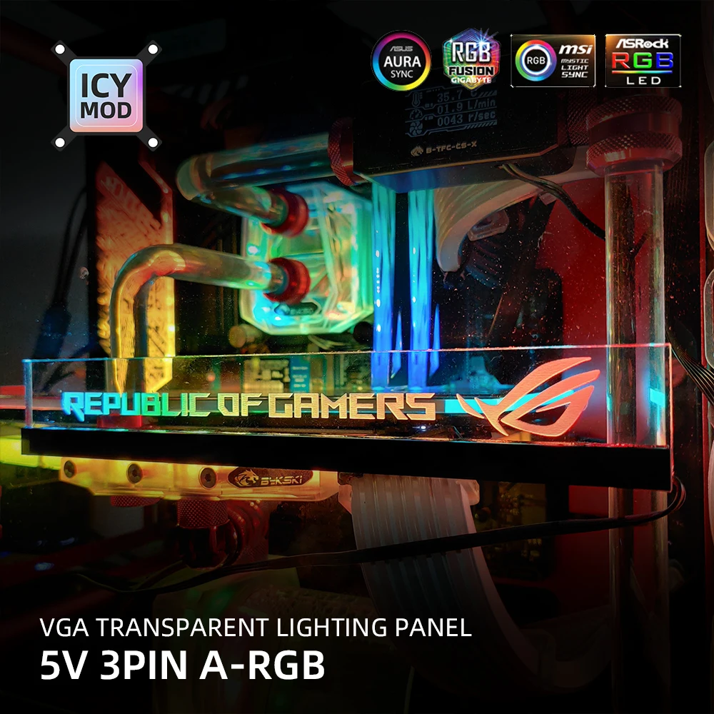 Transperant GPU Side Panel A-RGB Customizable RGB VGA Side Cover Acrylic Customize Lighting Board PC MOD Republic of Gamers RTX
Transperant GPU Side Panel A-RGB Customizable RGB VGA Side Cover Acrylic Customize Lighting Board PC MOD Republic of Gamers RTX