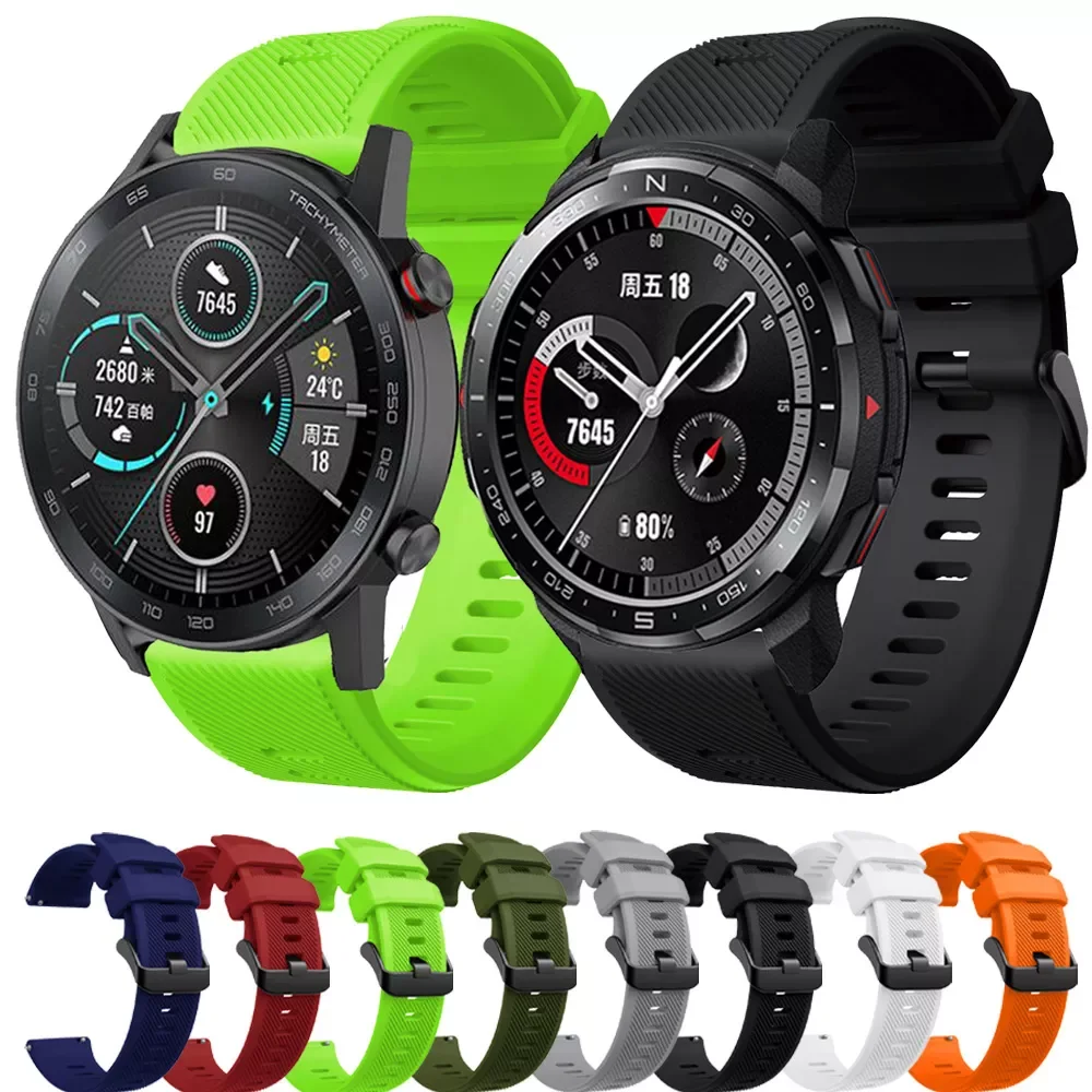 22mm Watch band For Honor Watch GS Pro Strap Honor Magic Watch 2 46mm Quick Release Silicone Bracelet Watchband Wristband Correa
22mm Watch band For Honor Watch GS Pro Strap Honor Magic Watch 2 46mm Quick Release Silicone Bracelet Watchband Wristband Correa