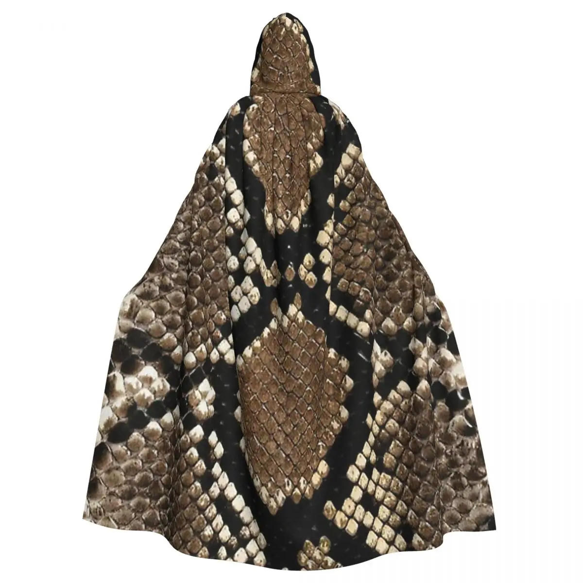 Snake Skin Hooded Cloak Halloween Party Cosplay Woman Men Adult Long Witchcraft Robe Hood
Snake Skin Hooded Cloak Halloween Party Cosplay Woman Men Adult Long Witchcraft Robe Hood