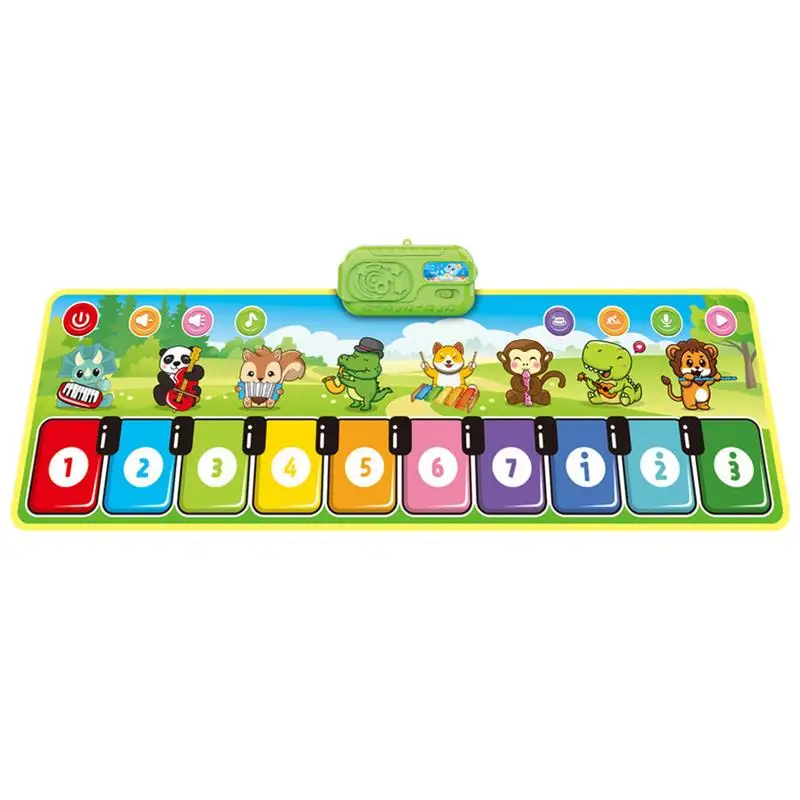 Piano Mat Soft Musical Mat Dance Mat With 8 Different Instrument Sounds Toddlers Music Floor Keyboard Blanket 1 To 3 Years Old
Piano Mat Soft Musical Mat Dance Mat With 8 Different Instrument Sounds Toddlers Music Floor Keyboard Blanket 1 To 3 Years Old