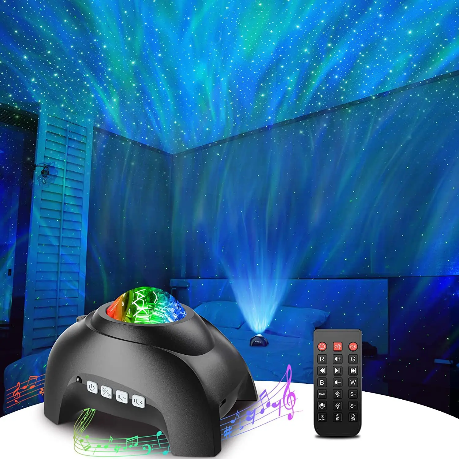 USB Fantasy Aurora Borealis Projection Starry Sky Water Pattern Light Laser Light Full Atmosphere Night Light
USB Fantasy Aurora Borealis Projection Starry Sky Water Pattern Light Laser Light Full Atmosphere Night Light
