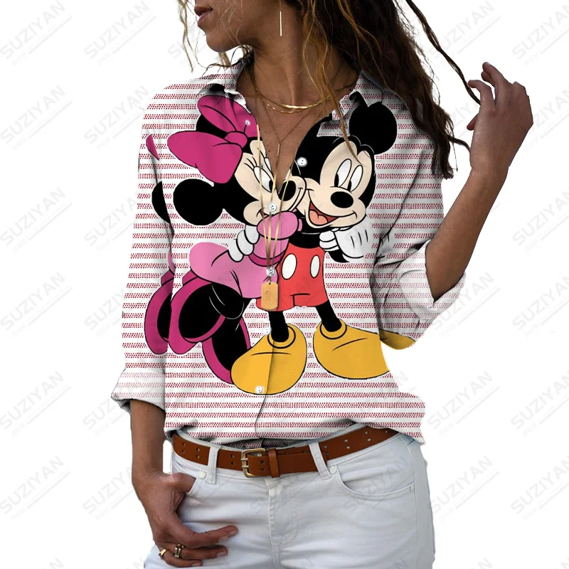Disney Graphic Printed Elegant Shirt Women Fashion Temperament Spring And Autumn New Long Sleeve Button Womens Tops Shirts
Disney Graphic Printed Elegant Shirt Women Fashion Temperament Spring And Autumn New Long Sleeve Button Womens Tops Shirts