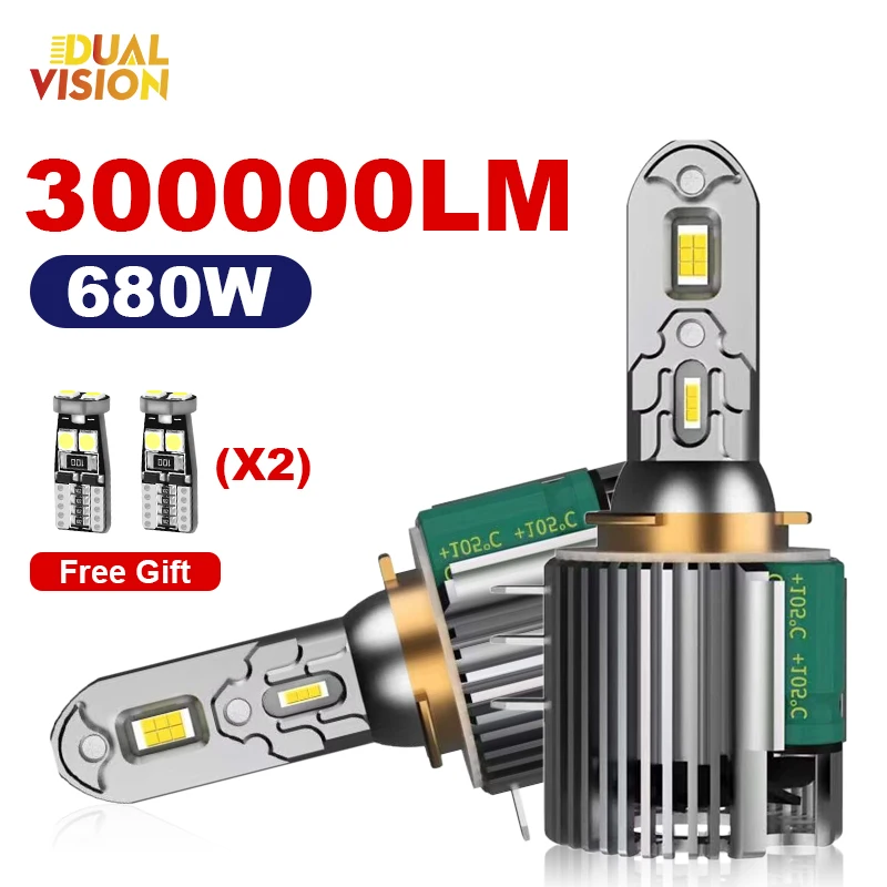 2Pcs 300000LM 680W H15 LED Car Headlight Bulb Canbus 6000K White 12V 1:1 Super Bright Plug And Play H15 led Turbo Fan Fog Lamp
2Pcs 300000LM 680W H15 LED Car Headlight Bulb Canbus 6000K White 12V 1:1 Super Bright Plug And Play H15 led Turbo Fan Fog Lamp