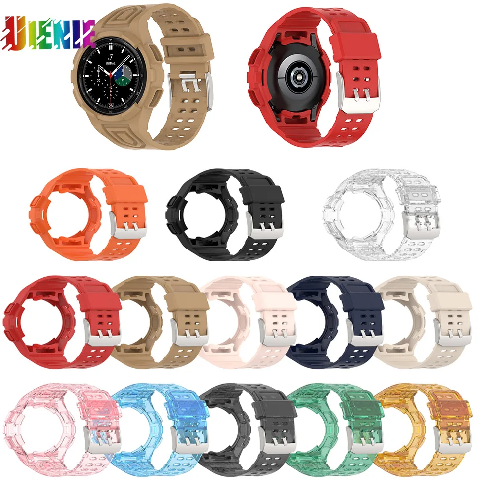 Transparent Silicone Watch Strap For Samsung Watch 4 40MM/44MM/46MM correa reloj inteligente Wristband Accessories Smartwatch
Transparent Silicone Watch Strap For Samsung Watch 4 40MM/44MM/46MM correa reloj inteligente Wristband Accessories Smartwatch
