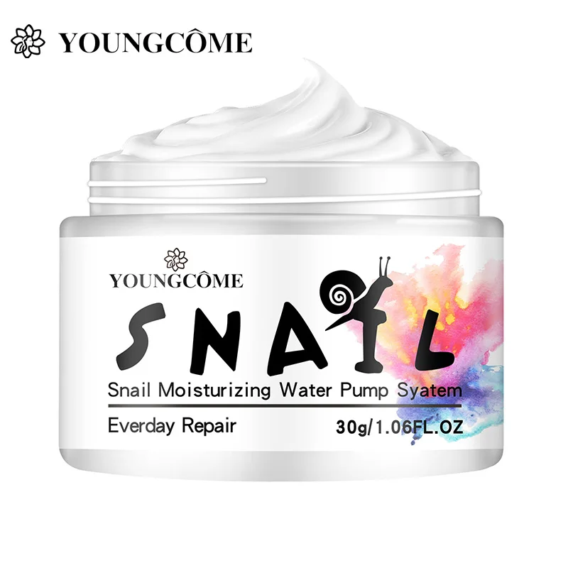 YOUNGCOME 30g Collagen Snail Face Cream Anti-wrinkle Elasticity Firming Skin Soft Smooth Moisturizing Whitening Cream Skin Care
YOUNGCOME 30g Collagen Snail Face Cream Anti-wrinkle Elasticity Firming Skin Soft Smooth Moisturizing Whitening Cream Skin Care