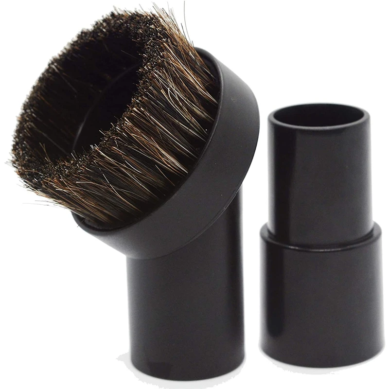 25MM Horse Hair Round Dust Brush 1.25Inch Cleaner Vacuum Brush Soft Bristles With 1-1/4Inch To 1-3/8Inch Hose Adapter
25MM Horse Hair Round Dust Brush 1.25Inch Cleaner Vacuum Brush Soft Bristles With 1-1/4Inch To 1-3/8Inch Hose Adapter