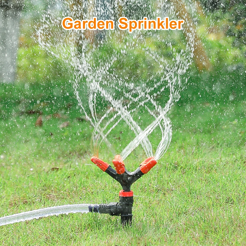 360 Degree Rotating Garden Sprinklers Automatic Adjustable 5 Nozzles Garden Water SprayerLawn Sprinkler Irrigation Nozzle System
360 Degree Rotating Garden Sprinklers Automatic Adjustable 5 Nozzles Garden Water SprayerLawn Sprinkler Irrigation Nozzle System
