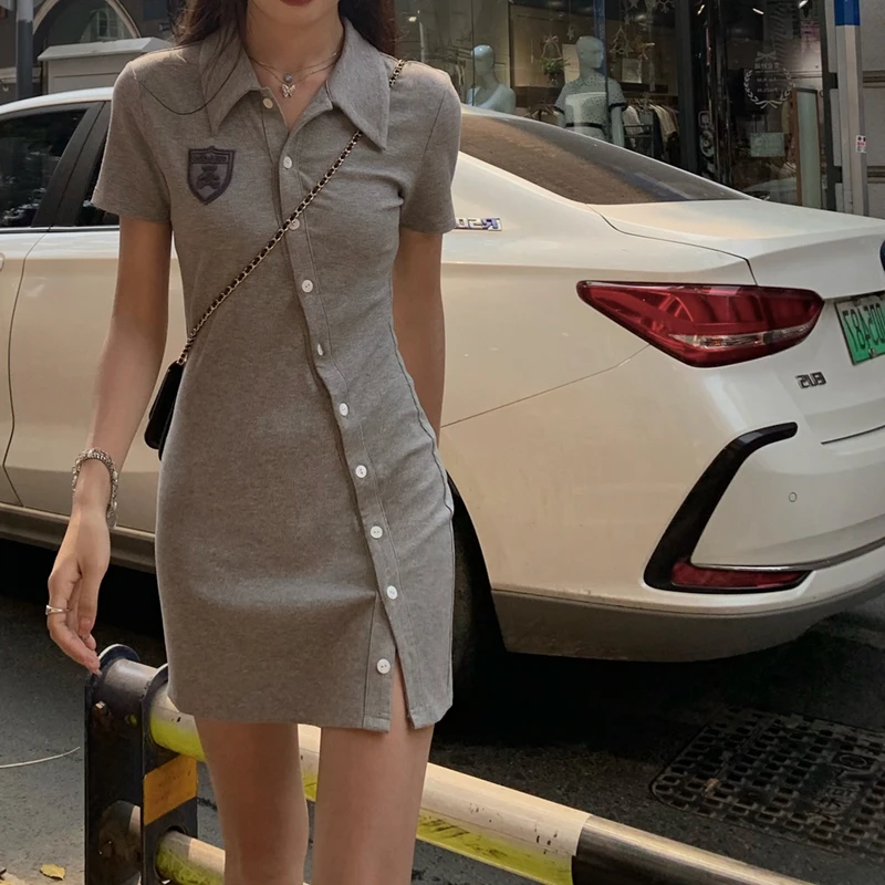 Женское платье макси на пуговицах, элегантное облегающее платье с коротким рукавом, осень 2022
Женское платье макси на пуговицах, элегантное облегающее платье с коротким рукавом, осень 2022