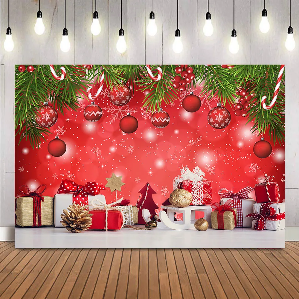 Red Christmas Happy New Year Photography Background Winter Snowflake Santa Claus Gifts Photo Background Studio Photocall
Red Christmas Happy New Year Photography Background Winter Snowflake Santa Claus Gifts Photo Background Studio Photocall