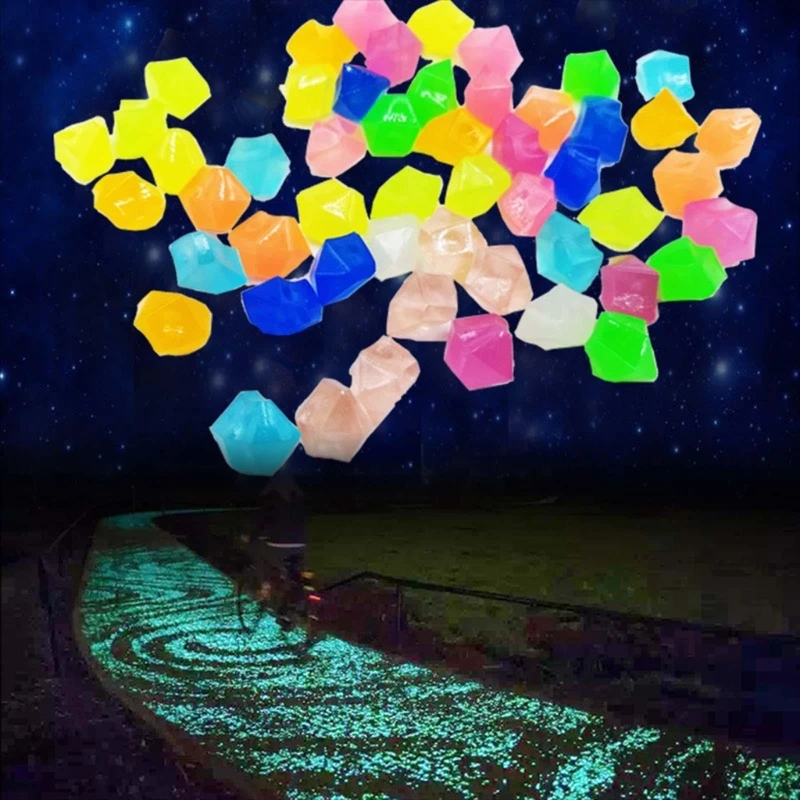 300pcs Mini Luminous Stones 14mm Glowing in Dark Garden Pebbles Ornament for Aquarium Colorful Artificial Stone Ornament
300pcs Mini Luminous Stones 14mm Glowing in Dark Garden Pebbles Ornament for Aquarium Colorful Artificial Stone Ornament