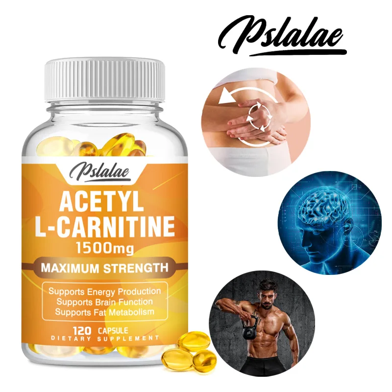 

Ацетил-L-карнитин, 1500 мг, высокая потенция, поддержка производства естественной энергии, спортивное питание, поддержка памяти/фокуса