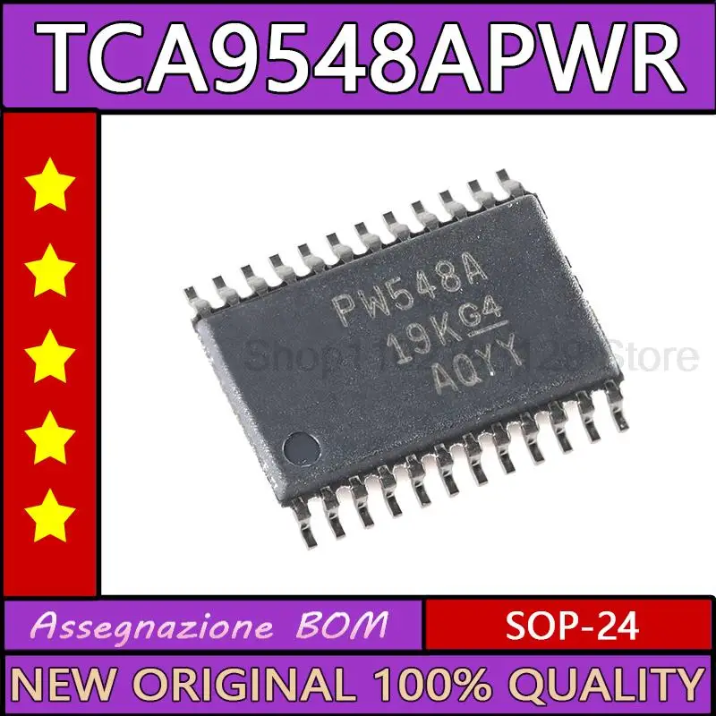 10PCS TCA9548APWR TCA9548A PW548A TCA9548APWT TCA9548APW TCA9548 sop-24 New original ic chip In stock
10PCS TCA9548APWR TCA9548A PW548A TCA9548APWT TCA9548APW TCA9548 sop-24 New original ic chip In stock
