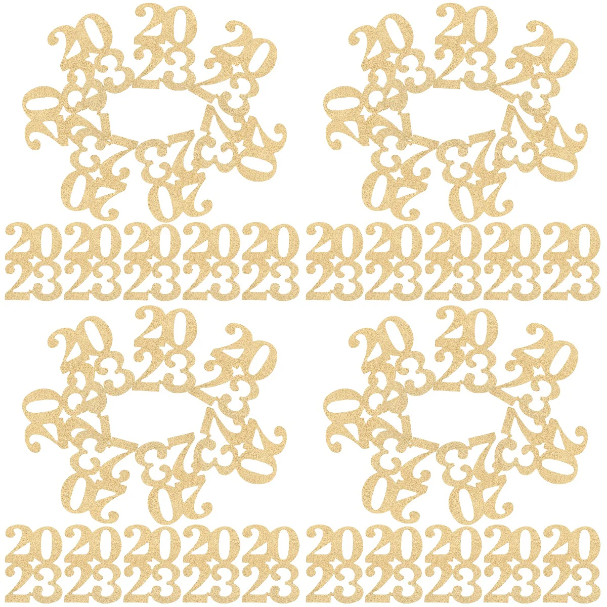 96 pcs Reusable 2023 New Year Large Glitter 2023 Cutouts 2023 Flower Vase Tags Glitter 2023 Tags 2023 Cutouts Signs
96 pcs Reusable 2023 New Year Large Glitter 2023 Cutouts 2023 Flower Vase Tags Glitter 2023 Tags 2023 Cutouts Signs
