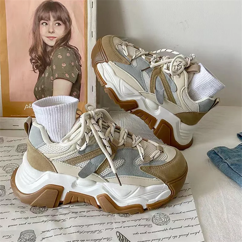 Women Casual Sneakers 2023 New Spring Fashion Platform Flat Lace Up Outdoor Walking Shoes Black Tenis Feminino Zapatillas Mujer
Women Casual Sneakers 2023 New Spring Fashion Platform Flat Lace Up Outdoor Walking Shoes Black Tenis Feminino Zapatillas Mujer