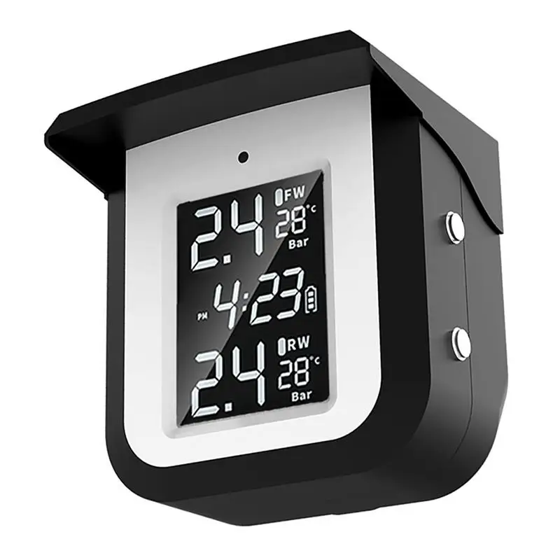 Motorcycle Tire Pressure Sensor Motorcycles Wireless TPMS With Display Real-Time Monitoring System For 2-Wheeled Motor Vehicles
Motorcycle Tire Pressure Sensor Motorcycles Wireless TPMS With Display Real-Time Monitoring System For 2-Wheeled Motor Vehicles