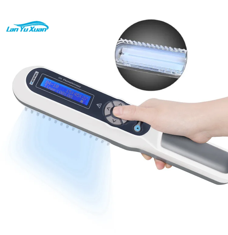 Portable Home Use UV Phototherapy Device KN-4003 311nm nb UVB phototherapy device to treat Face,Body Scalp vitiligo
Portable Home Use UV Phototherapy Device KN-4003 311nm nb UVB phototherapy device to treat Face,Body Scalp vitiligo