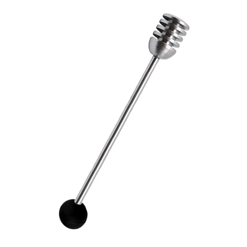 Медовая ложка из нержавеющей стали, сироп, щуп, мешалка с круглой бусиной для медового горшка, контейнер (черный)
Медовая ложка из нержавеющей стали, сироп, щуп, мешалка с круглой бусиной для медового горшка, контейнер (черный)