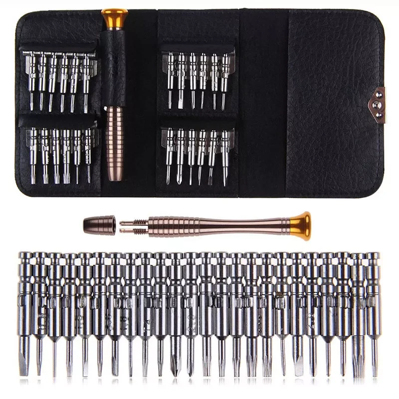 Portable 25 In 1 Screwdriver Set Dismantle Mobile Phone Computer Household Appliances Maintenance Repair Tool Kits
Portable 25 In 1 Screwdriver Set Dismantle Mobile Phone Computer Household Appliances Maintenance Repair Tool Kits