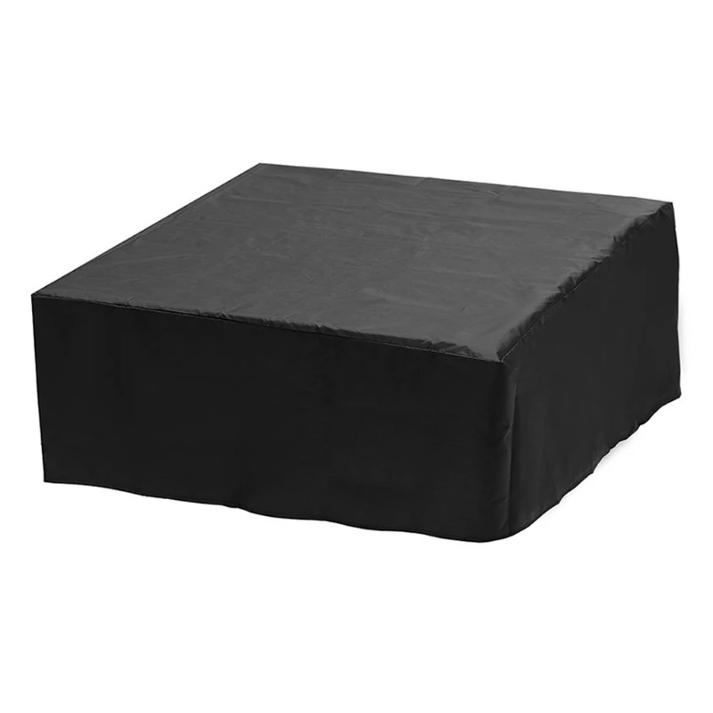 

Waterproof SPA Covers Square Hot Tub Cover Furniture Protection Cover Sun Shield Black Anti-UV Cover Anti-corrosion Q81C